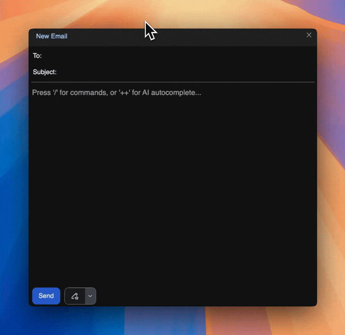 AI-Powered Email Writing